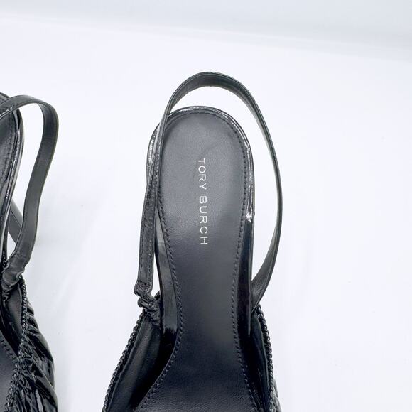 Tory Burch Runway Slingback Pump In Perfect Black - Picture 5 of 11